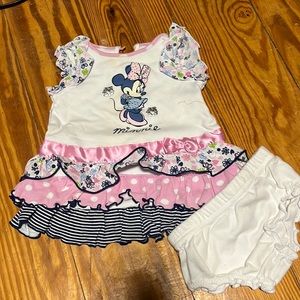 Disney infant Minnie dress with bloomers